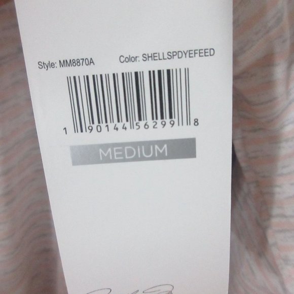 Marlin Monroe Women's robe Heather Pink & gray Length36" MEDIUM - Picture 7 of 7